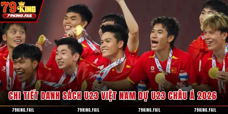 Chi tiết danh sách U23 Việt Nam dự U23 châu Á 2026